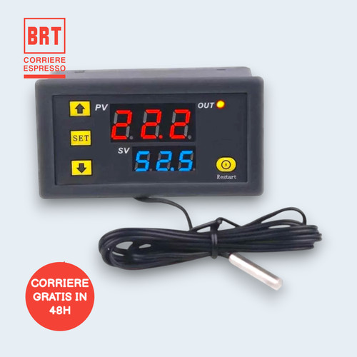 W3230 12v termostato - dc,