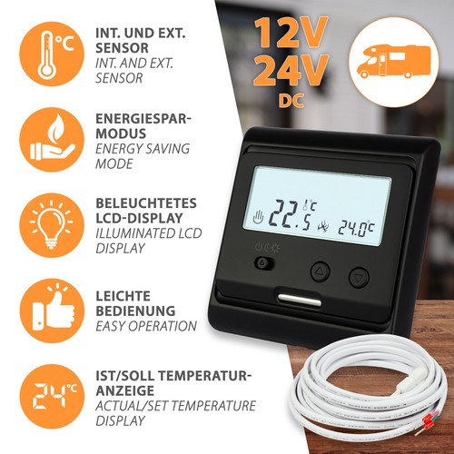 12v 24v termostato - 24v,